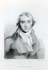 Autorretrato, grabado por J. Worthington